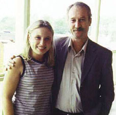 Larry Brown and Presley Rose in Oxford, MS. 2001