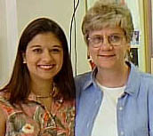 Melissa Wolfe and teacher Frances McCarty