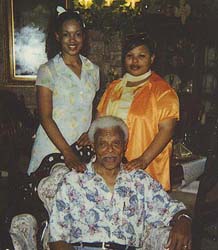 Divian and Connie with their father Douglas Conner, photo courtesy of author