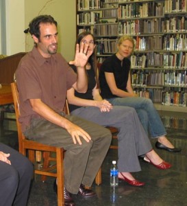 Michael Kardos speaks on panel at Starkville Reads Program