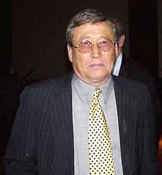 Barry Hannah at the Welty Symposium, Columbus, MS, 2001. Photo by N. Jacobs