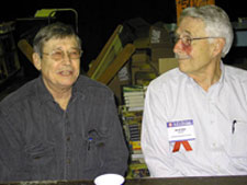 Barry Hannah and Jere Hoar, 2003. Photo by Nancy Jacobs