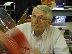 Jerry Hoar at Conference of the Book, 2003. Photo by Nancy Jacobs