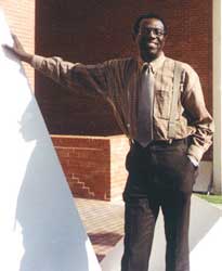 Dr. Lackey at  Jackson State University. Photo taken by Emma Armstrong