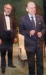 John Maxwell as Henry Kissinger and Bill Ford Campbell as Nixon in New Stage Theatre's Nixon's Nixon. Photo by Greg Jenson of The Clarion-Ledger
