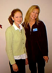 Rebecca Easley and author Laurie Parker