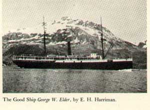 The Good Ship George W. Elder, by William Harriman (picture taken from Edward Curtis collection at the University of Texas archives)
