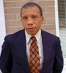 Jerry Ward, Jr., at the Eudora Welty Symposium in Columbus, Mississippi, 1998 Photo by Nancy Jacobs, SHS
