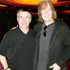 2008: Bobby Mann and Chris Golden, drummer for the Oak Ridge Boys (his father, William Golden, is a singer with the Oak Ridge Boys)