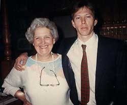 Charlie with his mother Rose
