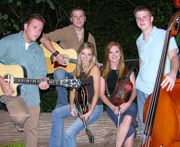 Clay Lezier, Jason Graham, Caroline Melby, Hannah Melby, and Daniel Hare. Photo Courtesy of Cindy Melby