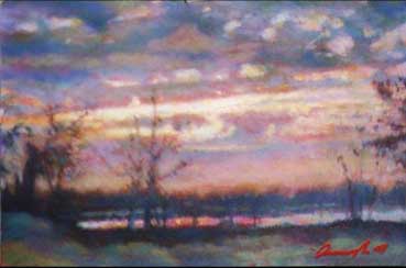 Pastel artwork by Duff Dorrough. Photo courtesy of Duff Dorrough