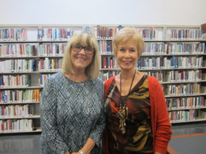 Susan Cushman and Sue Minchew. Photo by Nancy Jacobs, 2017