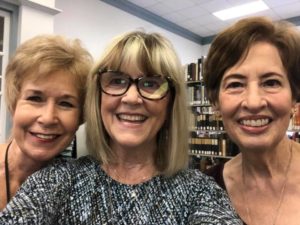 Sue Minchew, Susan Cushman, Nancy Jacobs, 2017 (selfie)