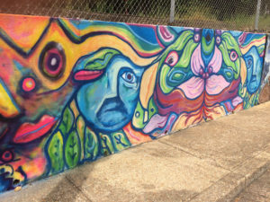 Brightly Colored Wall Mural in Starkville, MS